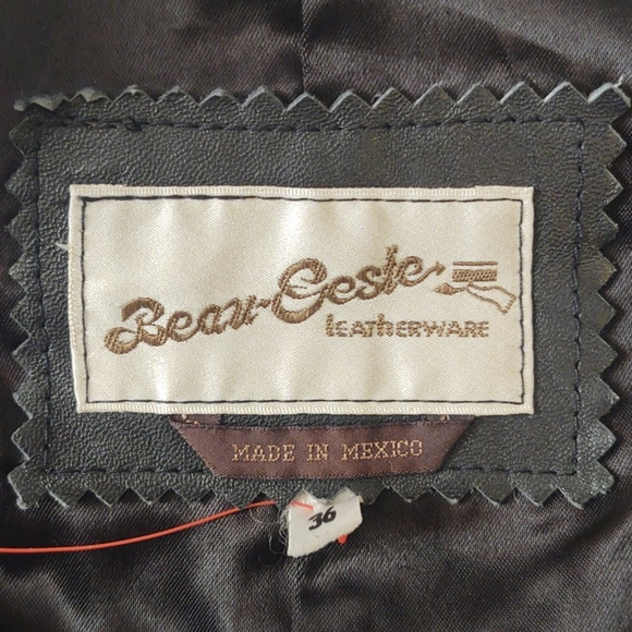 Genuine leather vest - Picture 2 of 4